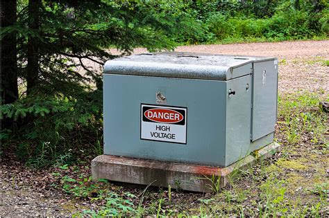 big green metal box outside office|large green electrical box.